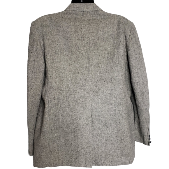 Haggar Vintage Wool Blazer Gray 46R
